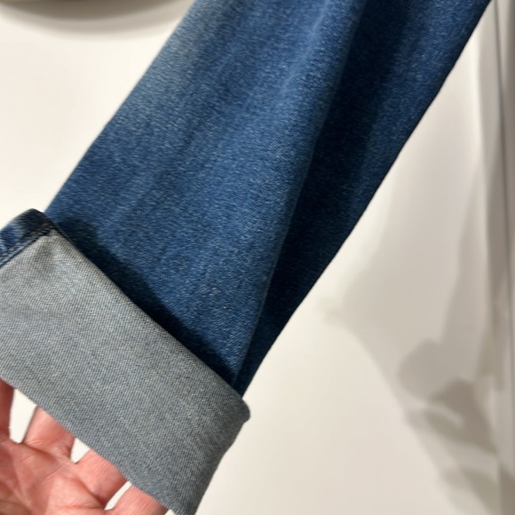 Calvin Klein Cropped Jean Jacket - Picture 4 of 5